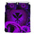 Kanaka Maoli Duvet Cover Set - Hibiscus And Wave Special Purple - Polynesian Pride