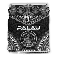 Palau Polynesian Chief Duvet Cover Set - Black Version Black - Polynesian Pride