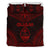 Guam Polynesian Chief Duvet Cover Set - Red Version Red - Polynesian Pride