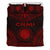 Northern Mariana Islands Polynesian Chief Duvet Cover Set - Red Version Red - Polynesian Pride
