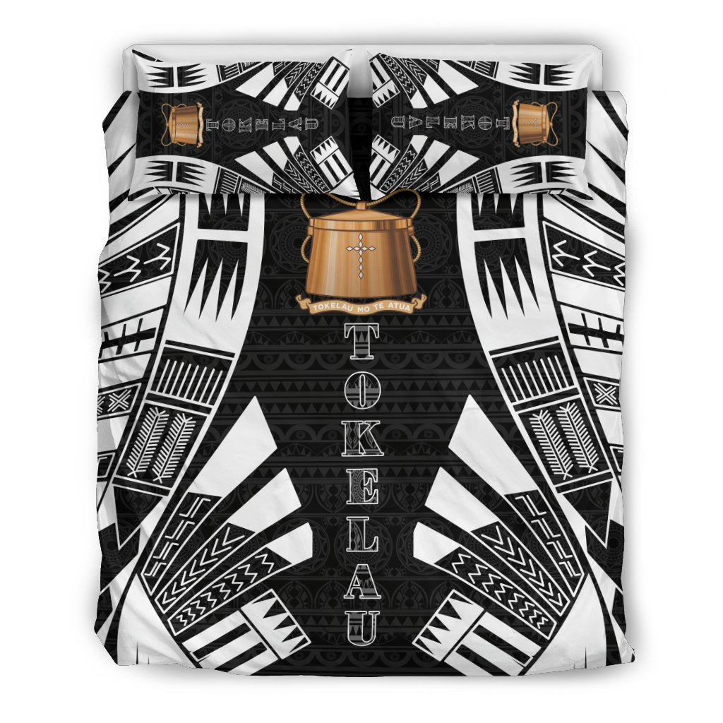 Tokelau Duvet Cover Set - Polynesian Tattoo - Polynesian Pride