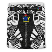 Cook Islands Duvet Cover Set - Polynesian Tattoo - Polynesian Pride