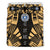 Northern Mariana Islands Duvet Cover Set - Polynesian Tattoo Gold - Polynesian Pride
