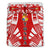 Tonga Duvet Cover Set - Polynesian Tattoo Flag - Polynesian Pride
