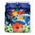 Tonga Bedding Set Coat Of Arms Hibiscus - Polynesian Pride