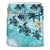Polynesian Duvet Cover Set - Samoa Bedding Set Blue Turtle Hibiscus - Polynesian Pride