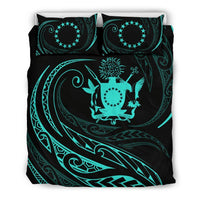 Cook Islands Bedding Set - Turquoise - Frida Style Art - Polynesian Pride