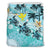 Polynesian Duvet Cover Set - Kanaka Maoli (Hawaiian) Bedding Set Blue Turtle Hibiscus - Polynesian Pride