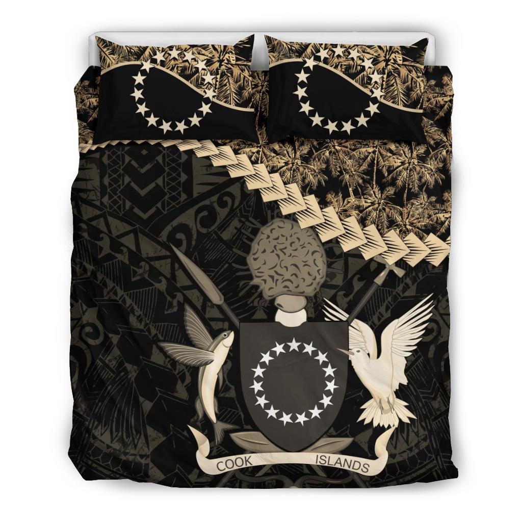 Cook Islands Bedding Set Golden Coconut Golden - Polynesian Pride