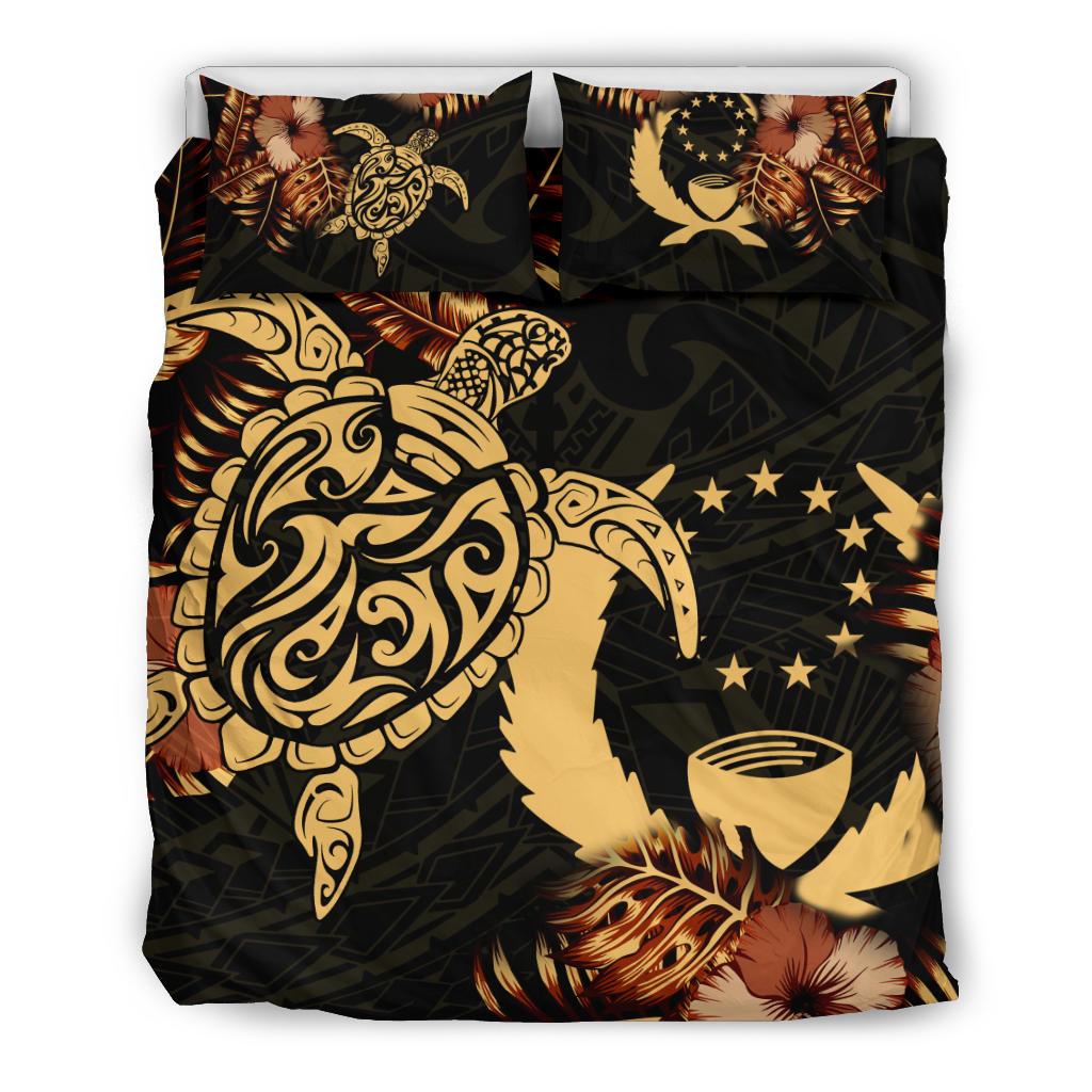 Polynesian Duvet Cover Set - Pohnpei Duvet Cover Set Turtle Lucky - Polynesian Pride