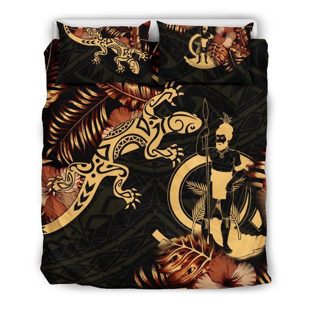 Polynesian Duvet Cover Set - Vanuatu Duvet Cover Set Lizrad Lucky - Polynesian Pride