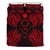 Polynesian Bedding Set - Pohnpei Duvet Cover Set Map Red - Polynesian Pride