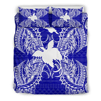 Polynesian Bedding Set - Papua New Guinea Duvet Cover Set Map Blue - Polynesian Pride