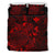 Polynesian Bedding Set - Hawaii Duvet Cover Set Red Color - Polynesian Pride