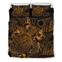 Polynesian Bedding Set - Cook Islands Duvet Cover Set Gold Color - Polynesian Pride