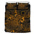 Polynesian Bedding Set - Cook Islands Duvet Cover Set Gold Color - Polynesian Pride