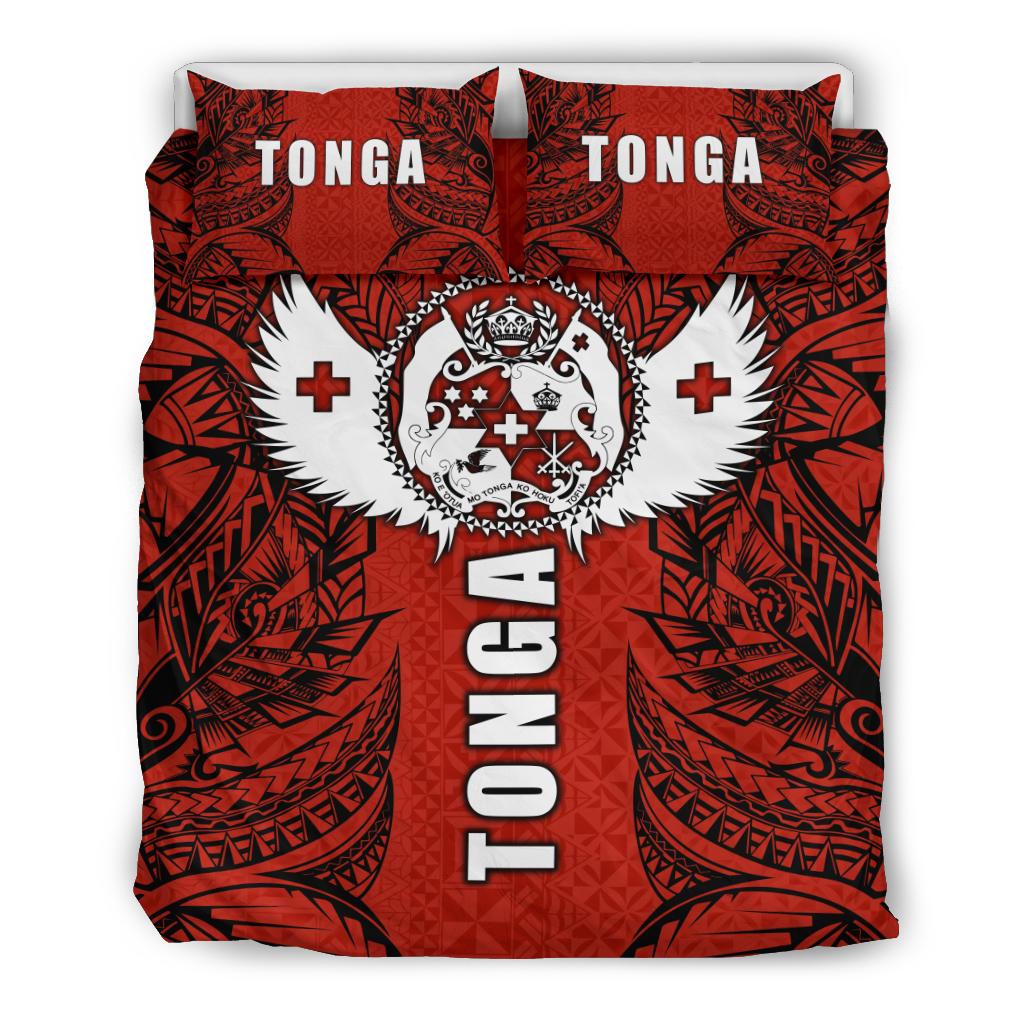 Polynesian Bedding Set - Tonga Duvet Cover - Tonga Wings - Polynesian Pride