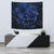 Hawaii Turtle Ohana Hibiscus Poly Tapestry - Tuquoise Wall Tapestry 75cm*90cm Turquoise - Polynesian Pride