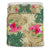 Hawaii Kanaka Maoli Plumeria Palm Trees Hammer Shark Bedding Set - Polynesian Pride