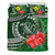 Kanaka Maoli (Hawaiian) Bedding Set - Polynesian Turtle Hibiscus Green Green - Polynesian Pride
