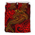 Polynesian Bedding Set - Red Shark Polynesian Tattoo - Polynesian Pride