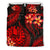 Polynesian Bedding Set - Tahiti Duvet Cover Set - Red Plumeria - Polynesian Pride