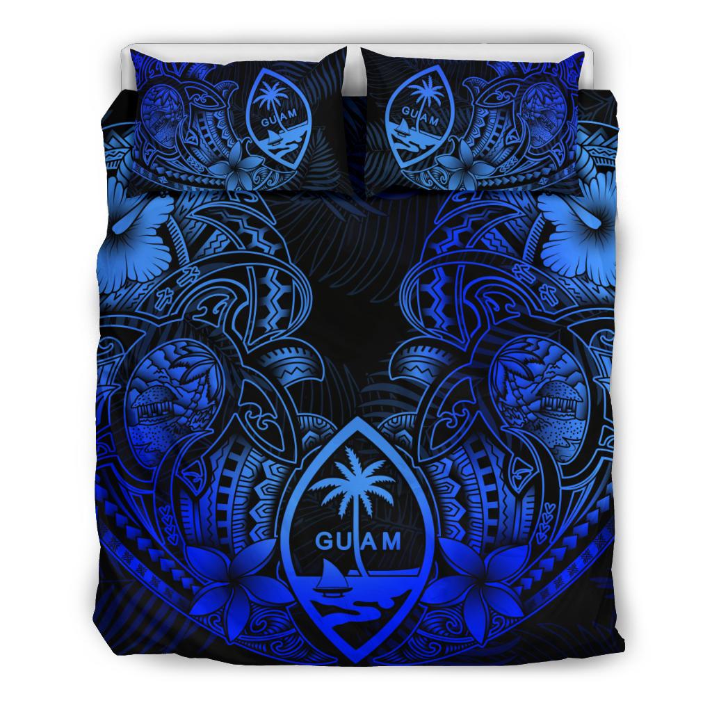 Polynesian Bedding Set - Guam Duvet Cover Sets - Blue Turtle Homeland Notext - Polynesian Pride