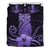 Hawaii Polynesian Pineapple Hibiscus Bedding Set - Zela Style Purple Purple - Polynesian Pride