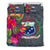 Samoa Bedding Set - Hibiscus Polynesian Pattern Gray Version - Polynesian Pride