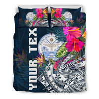 Marshall Island Custom Personalised Bedding Set - Summer Vibes - Polynesian Pride