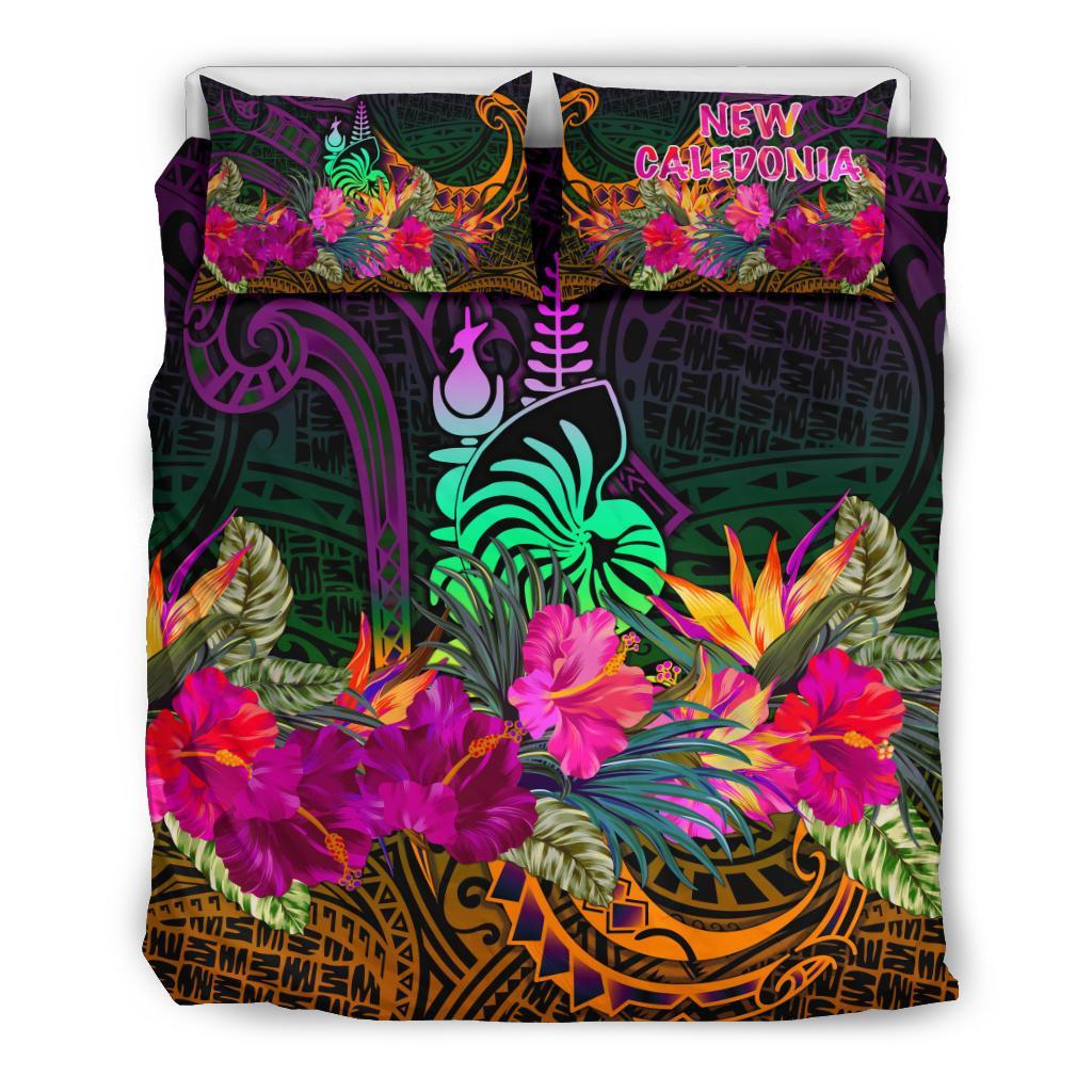 New Caledonia Polynesian Bedding Set - Summer Hibiscus - Polynesian Pride