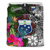 Samoa Bedding Set - Turtle Plumeria Banana Leaf - Polynesian Pride