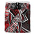 Niue Bedding Set - Tribal Flower Special Pattern Red Color - Polynesian Pride