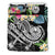 Tahiti Polynesian Bedding Set - Summer Plumeria (Black) - Polynesian Pride