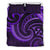 New Zealand Maori Mangopare Bedding Set Polynesian - Purple - Polynesian Pride