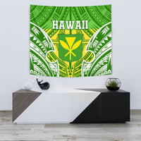 Hawaii Polynesian Tapestry - Hawaiian Pattern With Seal - Polynesian Pride
