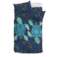 Hawaii Duvet Cover Set - Sea Turtle Pattern 4 - Polynesian Pride