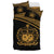 Samoa Duvet Cover Set - Gold Curve Style - Polynesian Pride