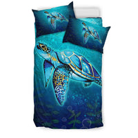Hawaii Duvet Cover Set - Turtle Under Sea - Polynesian Pride