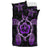 Hawaiian Turtle Hibiscus Plumeria Violet Bedding Set - Polynesian Pride