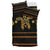 Hawaiian Turtle Hibiscus Black And Yellow Bedding Set - Color Style - Polynesian Pride