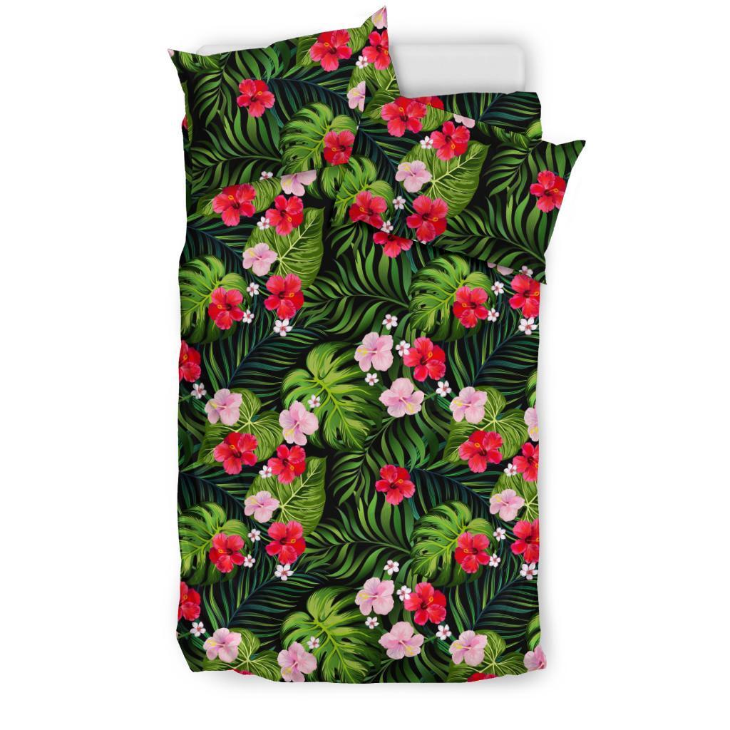 Hawaiian Tropical Hibiscus Flower Mix Polynesian Bedding Set - Polynesian Pride