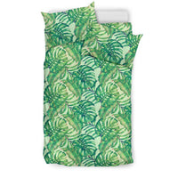 Hawaiian Tropical Leaves Jungle Monstera Leaf Polynesian Bedding Set - Polynesian Pride