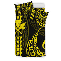 Kanaka Map Bedding Set Yellow - Polynesian Pride