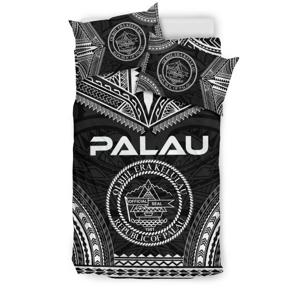 Palau Polynesian Chief Duvet Cover Set - Black Version - Polynesian Pride