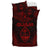 Guam Polynesian Chief Duvet Cover Set - Red Version - Polynesian Pride