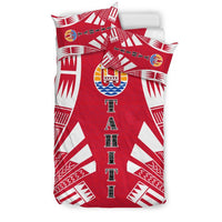 Tahiti Duvet Cover Set - Polynesian Tattoo Flag - Polynesian Pride
