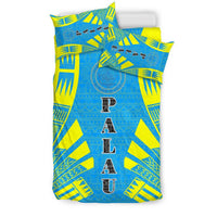 Palau Duvet Cover Set - Polynesian Tattoo Flag - Polynesian Pride