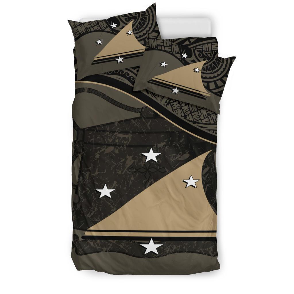 Tokelau Duvet Cover Set - Tokelau Coat Of Arms Brown - Polynesian Pride