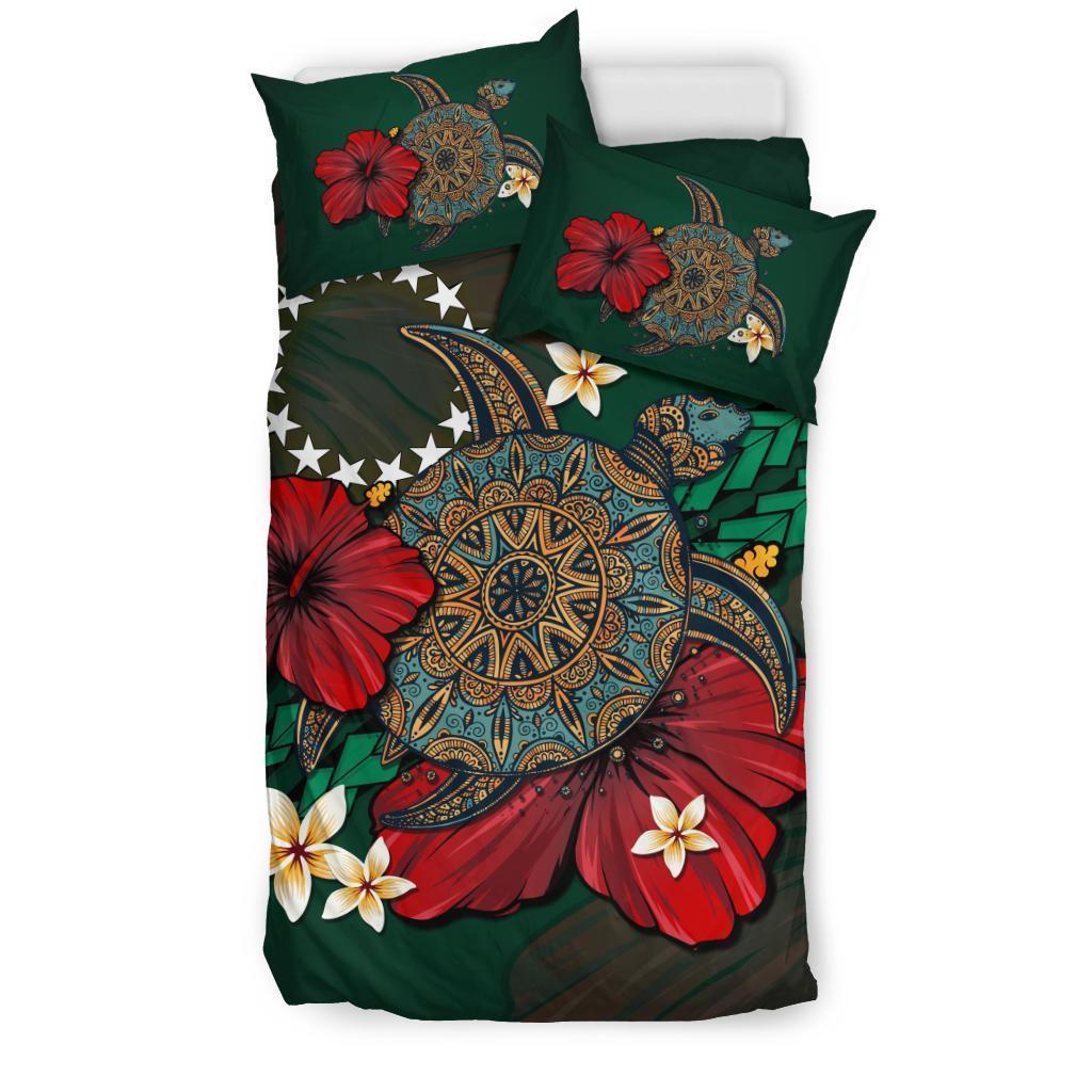 Cook Islands Bedding Set - Green Turtle Tribal - Polynesian Pride